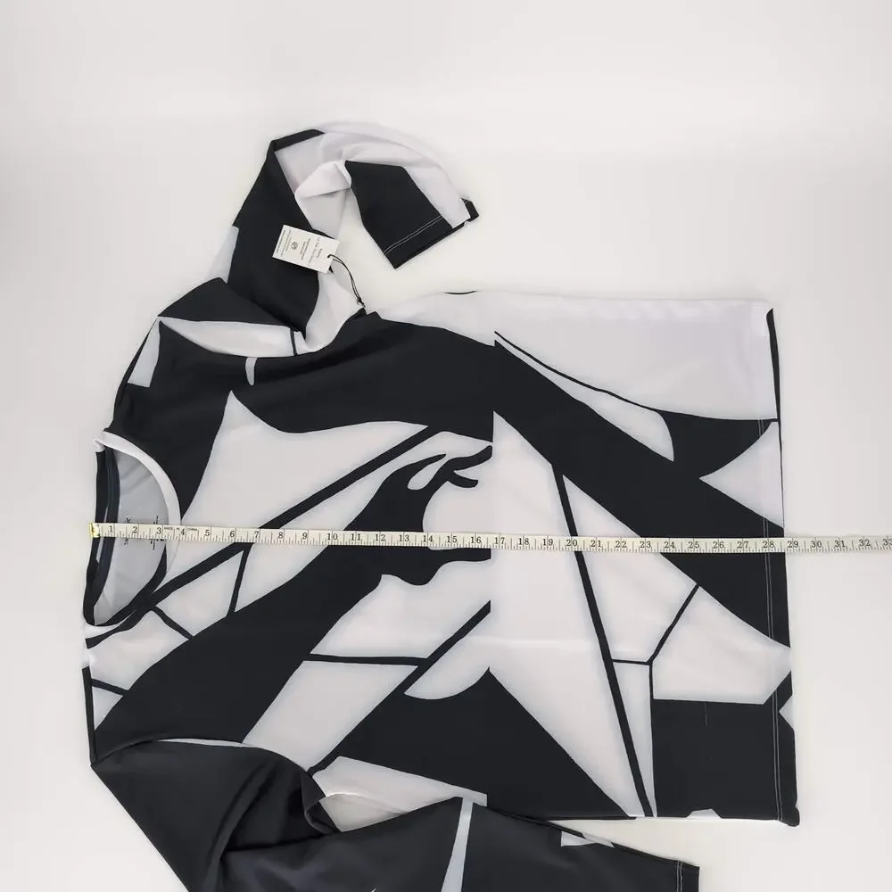 Swiminista x James Peter Henry Good Vibes Rashguard La Peer Black & White L NWT